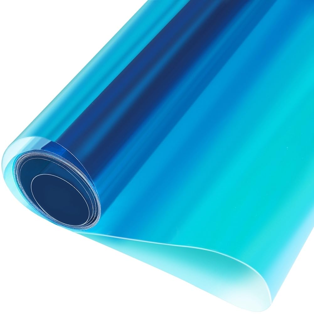 Chameleon Light Blue Front Window Roll Tint Solar Film Protection Scratch Resistant 60% VLT 19.29 in x 9.84' Ft Feet