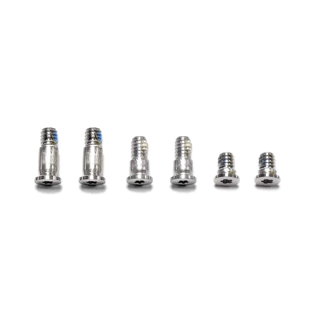 New Bottom Case Screws 6 pcs Replacement for MacBook Pro 13 A1708 (2016 2017), A2159 (2019) Silver Color