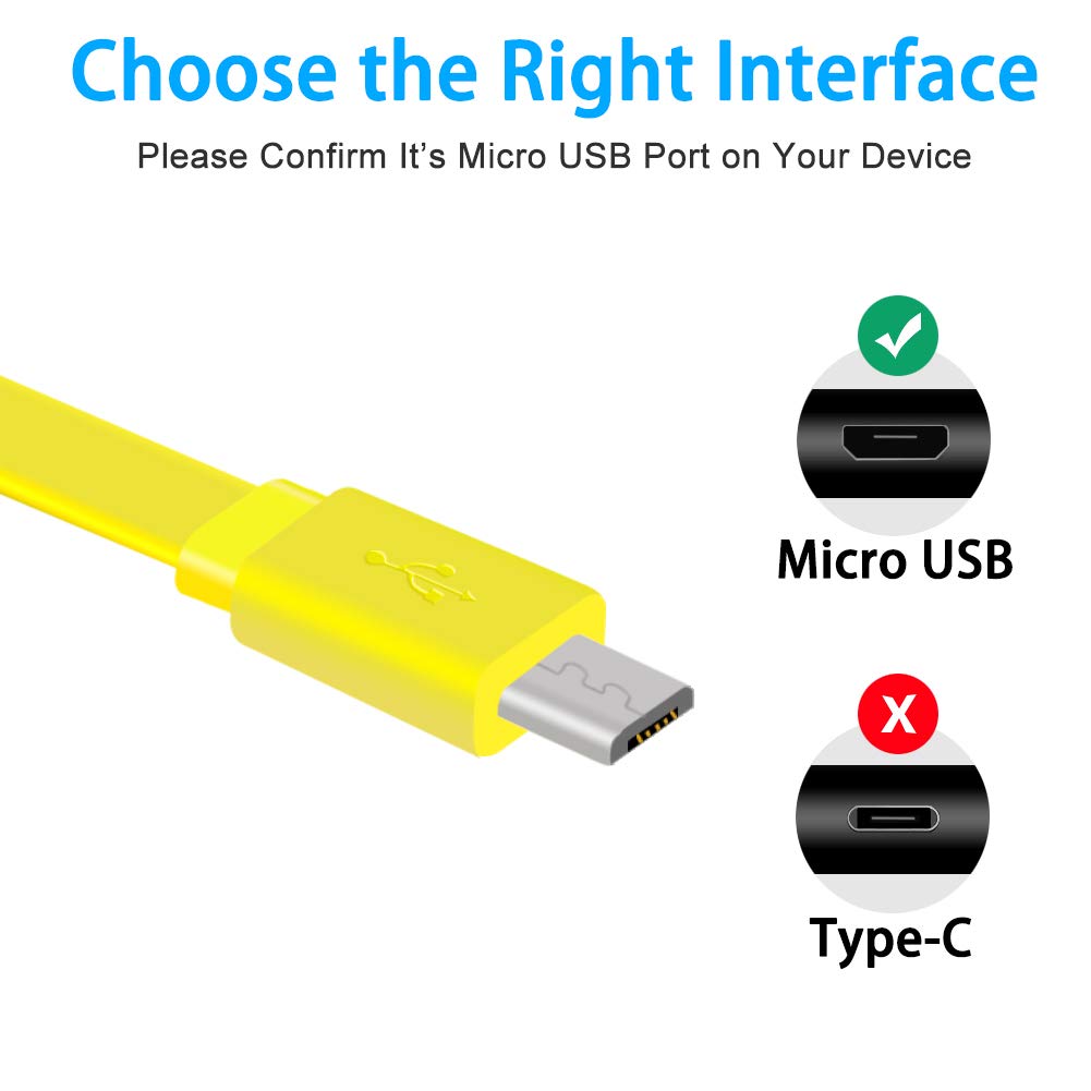2 PCS Charger Cable for Logitech UE Boom Speaker,Micro USB Power Charging Cord Line Replacement for Ultimate Ears Wonderboom,UE Boom 2,Megaboom,Miniboom,Mobileboombox Roll 2 Wire