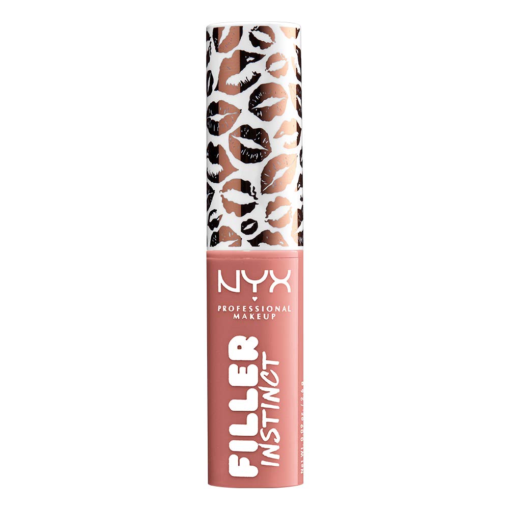 PROFESSIONAL MAKEUP Filler Instinct Plumping Lip Color, Lip Plumper Balm - Beach Casual, Nude Pink