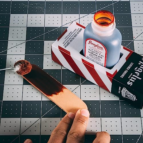 Leather Dye Burgundy - 3 Ounces