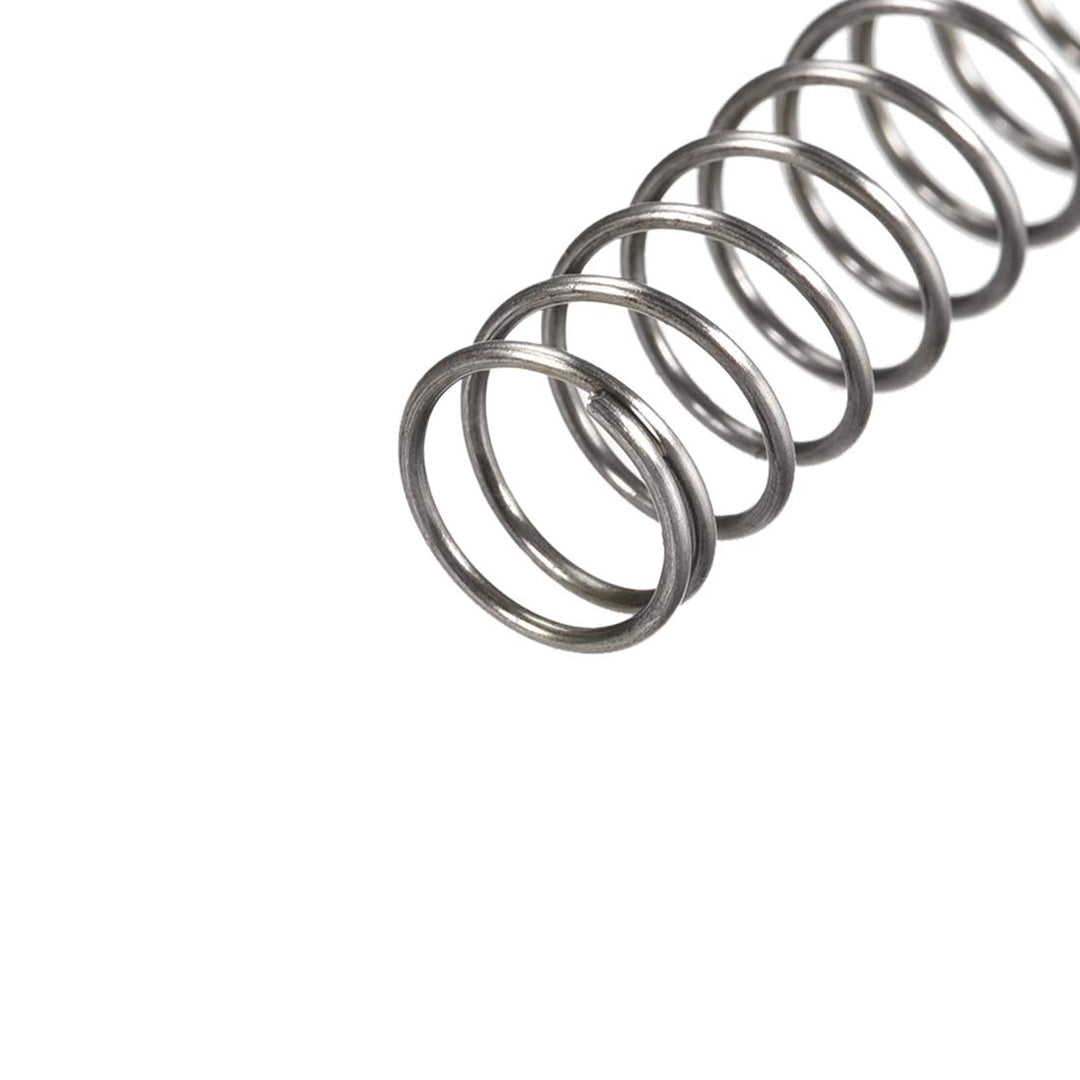 Compression Spring,10mm OD, 0.8mm Wire Size, 17.5mm Compressed Length, 35mm Free Length,30N Load Capacity,Gray,30pcs