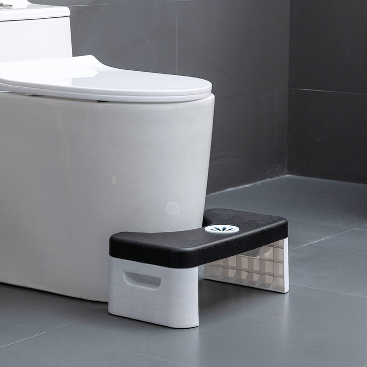Toilet Stool, Folding Toilet Stool, Squatting Toilet Stool, Bathroom Toilet Stool, Potty Step Stool, Splicable Poop Stool, Step Toilet Stool Bathroom, Bathroom Potty Step Stool(Black)