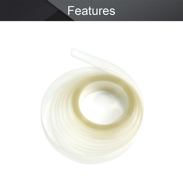 AAA Battery Wrap Flattening Width: 15mm,Length: 4m,Flat PVC Heat Shrink Tubing Tube Clear