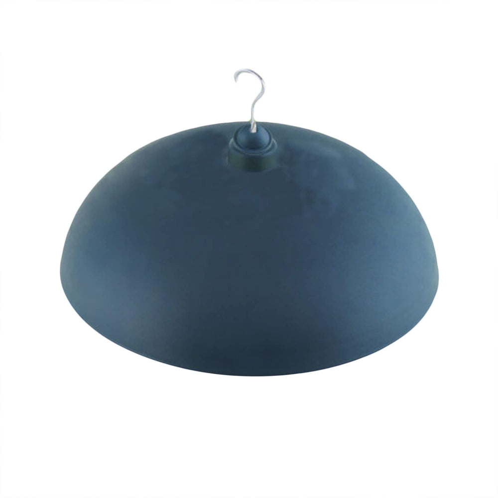 Two-Way Squirrel Baffle: Protects Bird Feeders, Hang or Pole Mount (pole sold separately). Adjustable to Fit Poles .5 to 1.25. Large Resin Baffle (15.75 diameter, Gray)