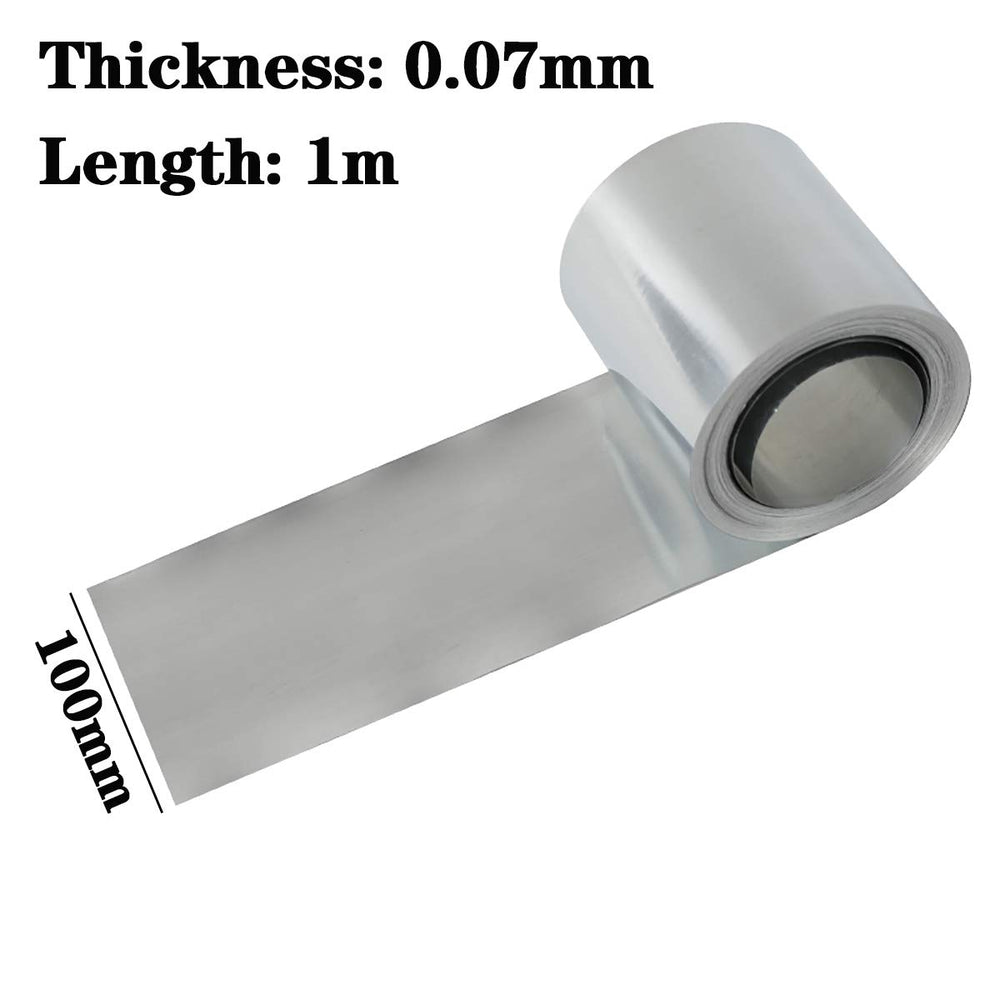 Zinc Foil High Purity Pure Zinc Zn Sheet Plate Metal Foil 0.07X100x1000mm