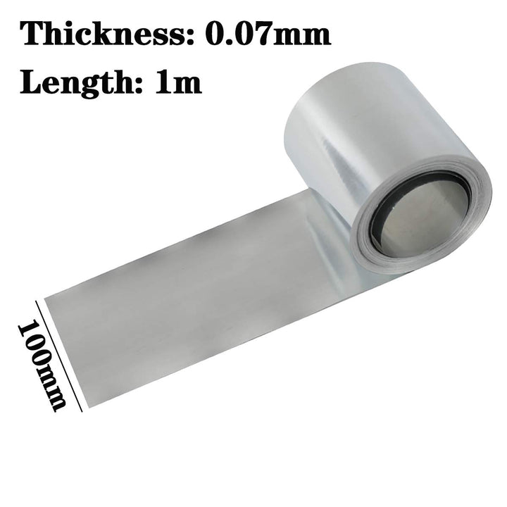 Zinc Foil High Purity Pure Zinc Zn Sheet Plate Metal Foil 0.07X100x1000mm