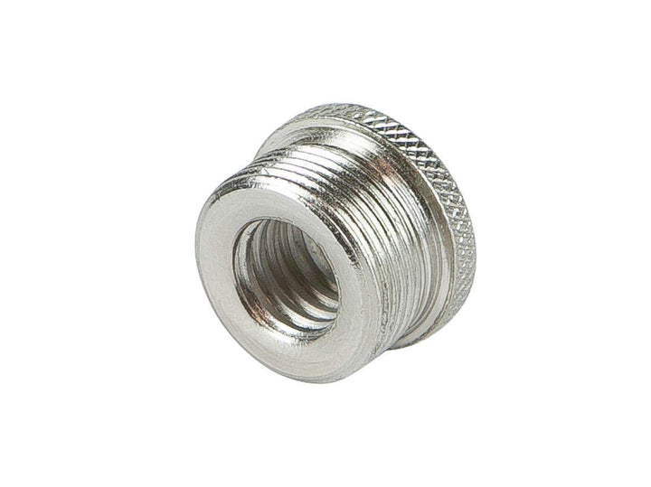 602000 Screw Thread Adapter for Microphone Stand (5/8 Male to 3/8 Female), Silver