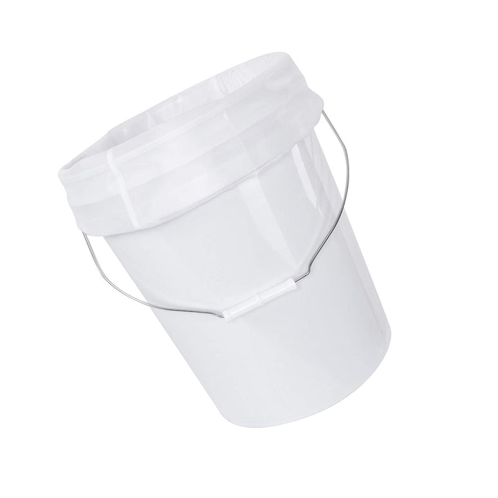 Rural365 Honey Strainer Bags - 5 Gal Bucket Filter Honey Filter Bags of 400 Micron Washable Filter Fabric, 2 Pack