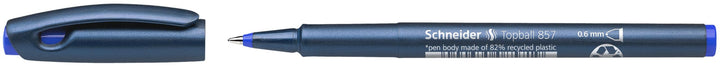 Topball 857 Rollerball 0.6mm, Box of 10, Blue (8573)