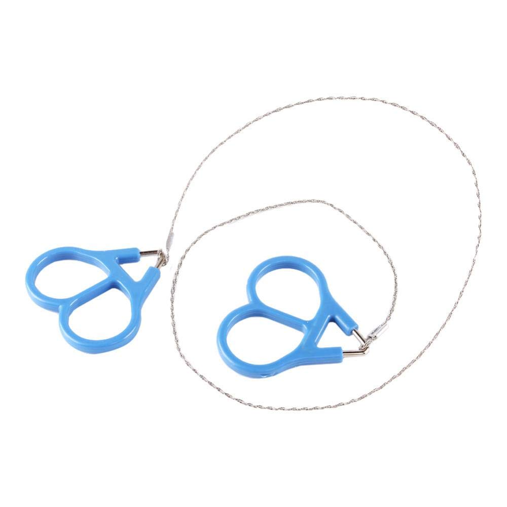 Filfeel Mini Stainless Steel Wire Saw Emergency Camping Hunting Survival Tool Chain High Strength Ring Scroll Travel Hiking Outdoor