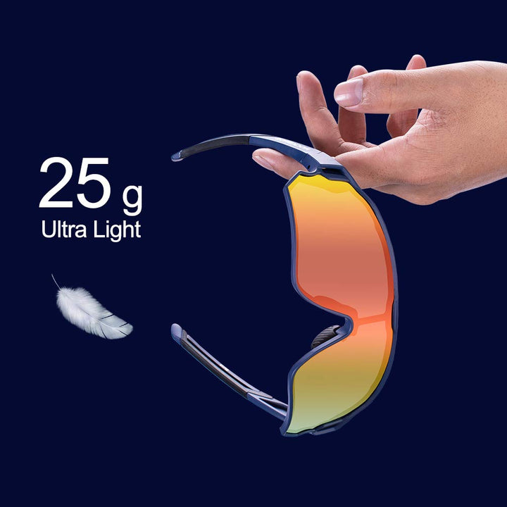 Polarized Sunglasses UV Protection for Women Men Cycling Sunglasses, Blue