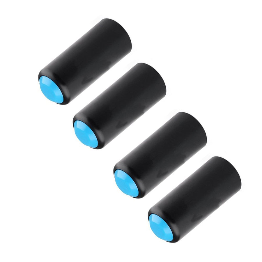 Cover 4pcs Microphones Battery Cover Mic Battery Screw on Cover for PGX2/4SLX24/ /PG58/ (Blue)