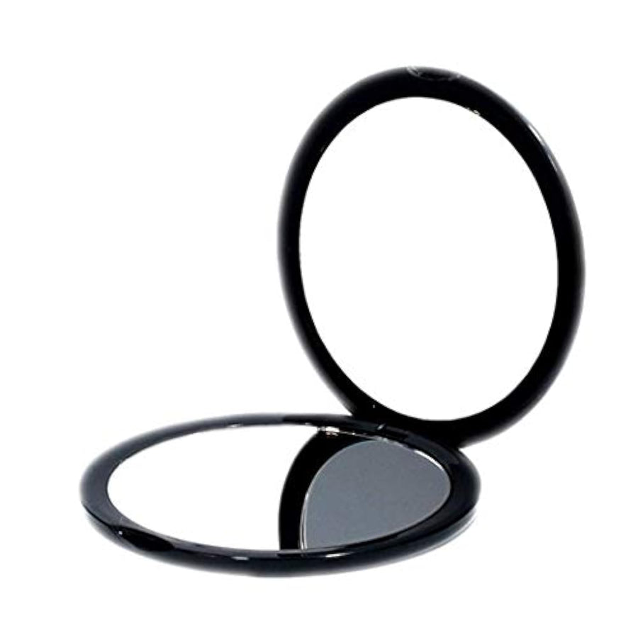 Magnifying Compact Cosmetic Mirror Elegant Pocket Handheld Makeup Mirror with Powerful 10x Magnification and 1x True View Mirror for Travel or Your Purse