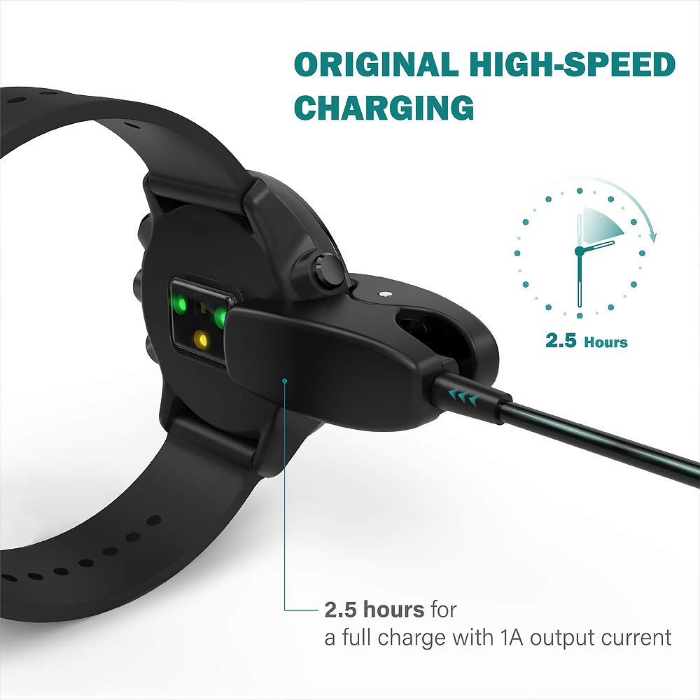 Charger Compatible with Suunto 3 Fitness,Suunto 5, Traverse, Kailash, Spartan Trainer, Ambit 1 2 3 - USB Charging Cable 100cm - Smartwatch Accessories