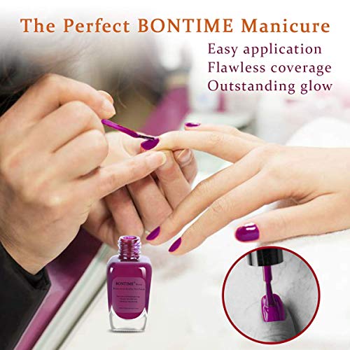 Non-Toxic Nail Polish - Easy Peel Off & Quick Dry, Organic Water Based Nail Polish Set for Women,Teens,Kids(6 Colors,0.27 fl oz)