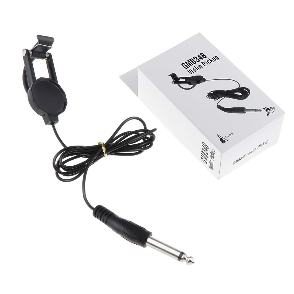 Violin Pickup WCP-60V Clip-on Pickup for Violin with 1/4 Jack 2.5M Professional Violin Pickup