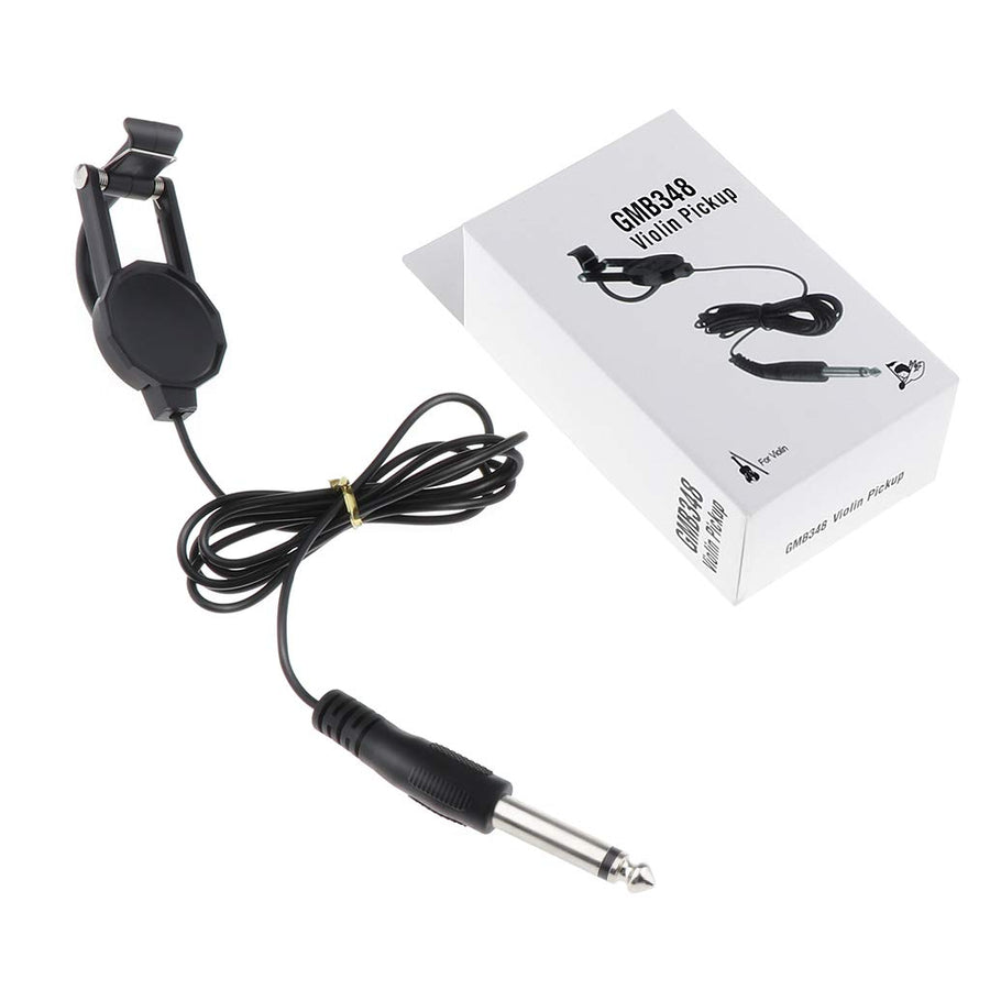 Violin Pickup WCP-60V Clip-on Pickup for Violin with 1/4 Jack 2.5M Professional Violin Pickup