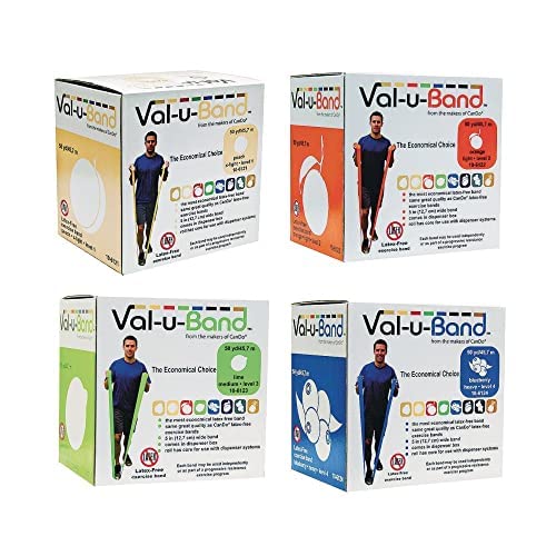 Val-U-Band Latex Free Exercise Band, Lime