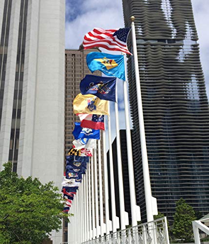 (0.9m by 1.5m) - 143860 New York Nylon State Flag