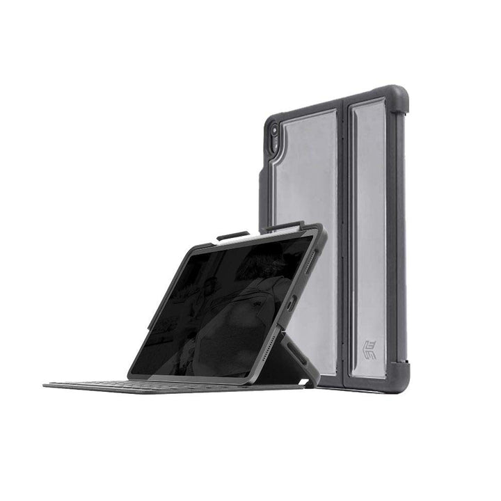 Dux Shell, Sleek case for Apple iPad Pro 12.9 (3rd Gen) Supports Apple Keyboard Folio - Black (stm-222-221L-01)