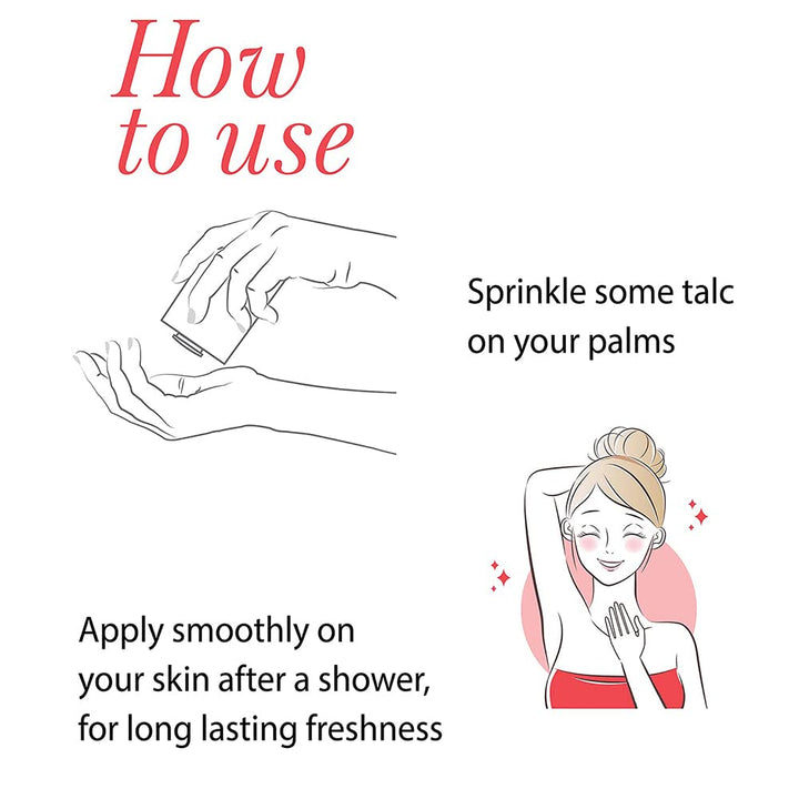 London RED ROSE Perfumed Deodorizing Talc Talcum Powder 100gm