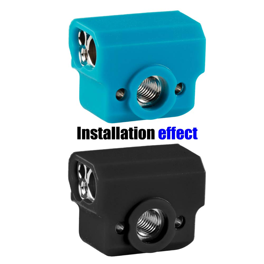Quality NF-MSS Cases Silicone Socks for 3D Printer Mosquito Hotend Temperature Protection for Ender 3 pro alfawise (Blue)