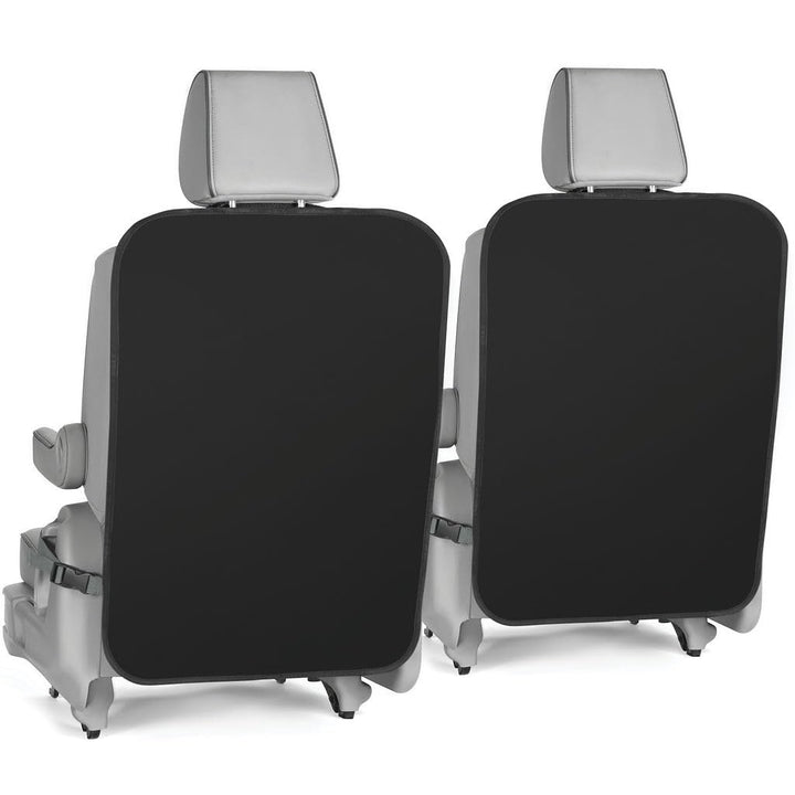 Trobo Car Kick Mats Back Seat Protector, Set of 2 X-Large Seat Back Cover for Kids, Made with Thick Waterproof Material to Fully Protect Backseat from Dirt, Mud and Scuffs Marks, Fits Most Cars
