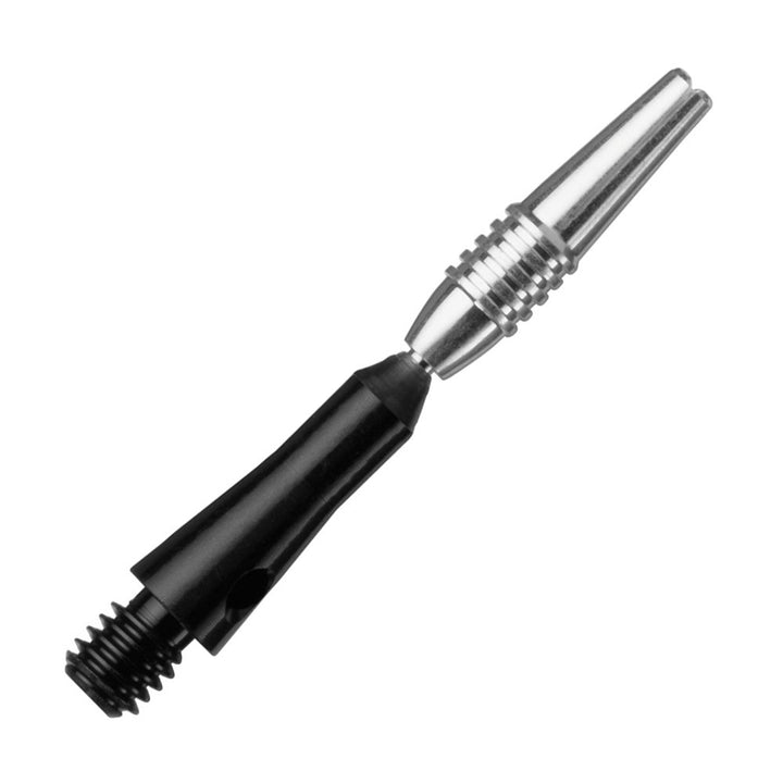 Spinster Aluminum Dart Shaft: Short (SH), Black, 3 Pack