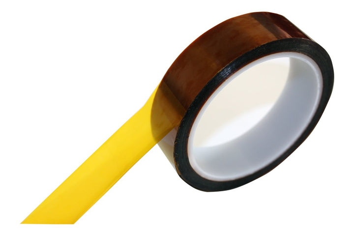 Tapes Master 1 x 36 Yds 1 Mil Kapton Tape - Polyimide High Temperature Heat Rresistant Tape with Silicone Adhesive - No Residue