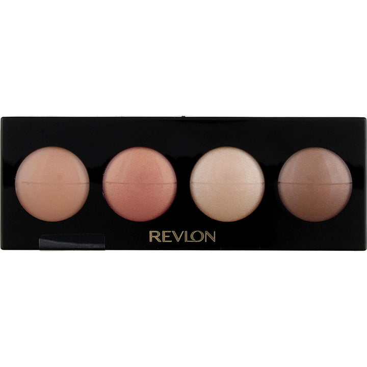 Crème Eyeshadow Palette By Revlon, Illuminance Eye Makeup With Crease- Resistant Ingredients, Creamy Pigmented in Blendable Matte & Shimmer Finishes, 730 Skin Lights, 0.12 Oz