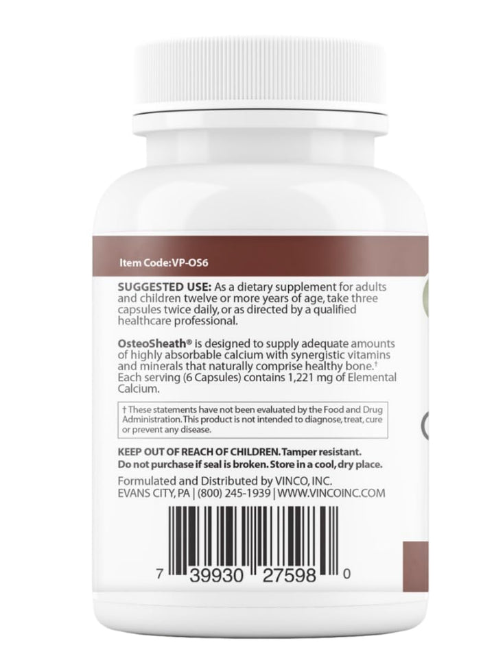 's - OsteoSheath4 with Vitamin K2 - 180 Capsule
