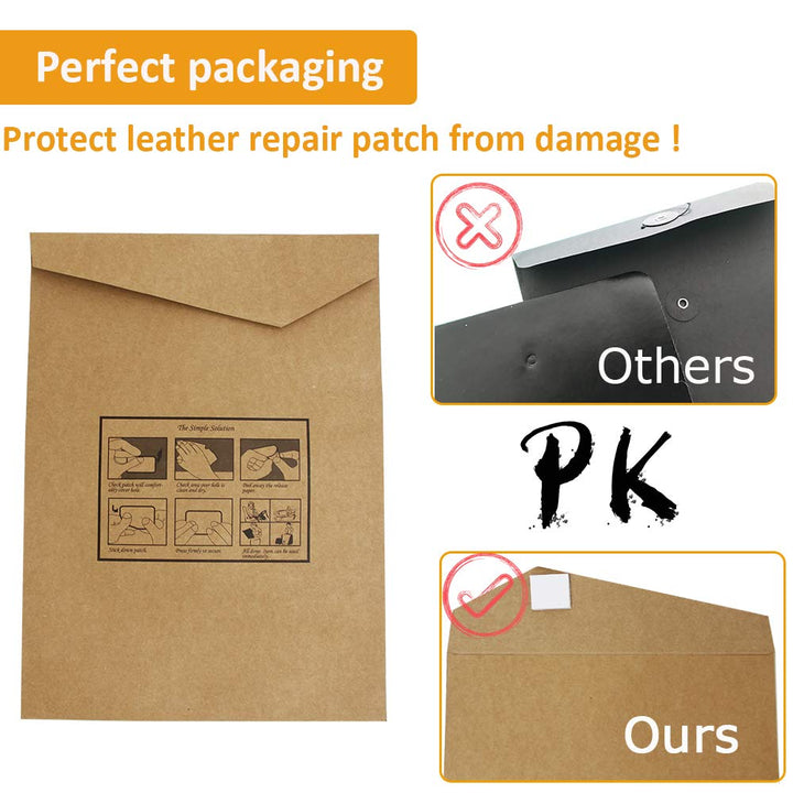 Leather Repair Patch Kits for Furniture, Car Seats Couches and Elbow Self-Adhesive Patch Tape for Leather and Vinyl Repair, 8x11 inch Leather Sofa Repair Kits
