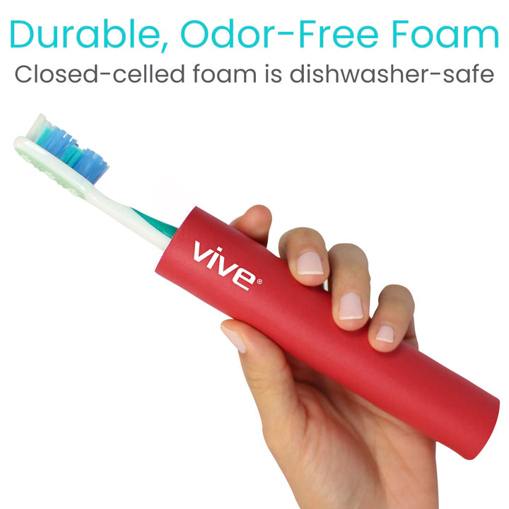 Foam Tubing (9 Pack) - Utensil Padding Grips - Spoon, Fork Round Hollow Medical Closed Cell Tube - Cut to Length - Provides Wider, Larger Grip Pipe Tool for Dexterity, Disabled, Elderly