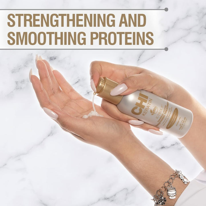 Keratin K-Trix 5 Smoothing Treatment, Hair Serum For Creating Smooth, Frizz-Free Styles That Last, Sulfate, Paraben, & Cruelty-Free, 3.92 Oz