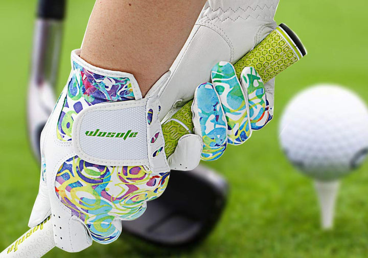 Golf Gloves for Women Ladies Soft Leather Accessories Breathable for Non Slip Gloves 1 Pair