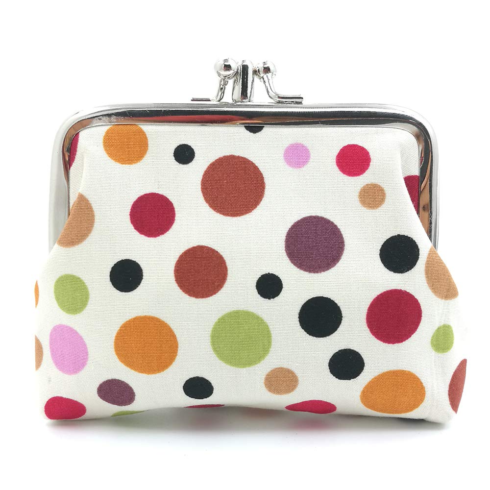 Cute Buckle Coin Purses Vintage Pouch Kiss-lock Change Purse Wallets