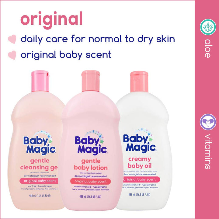 Gentle Baby Lotion Original Baby Scent 16.5 oz- 488ml