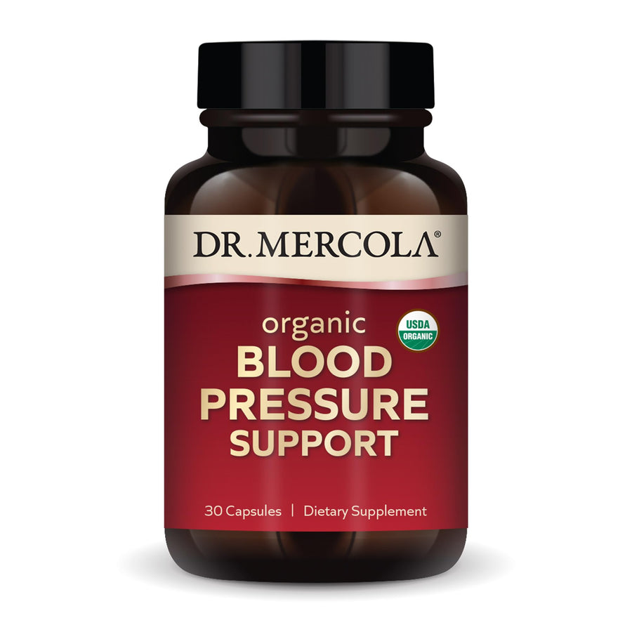 Blood Pressure Support - Dr. Mercola Premium Supplements - 30 Capsules (1 Month Supply)