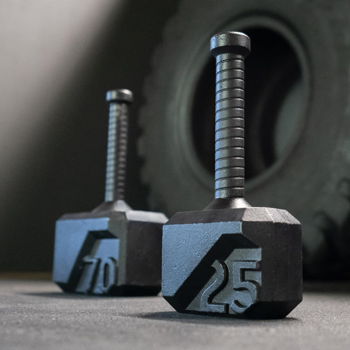 Tribe WOD Hammer Kettlebell 15-70lb + Adjustable | Cross Training Workout Equipment for Muscle Building, Cardio Fitness, Weights for Women & Men | Strength Training Kettlebells (15 * 11 * 8 inch)