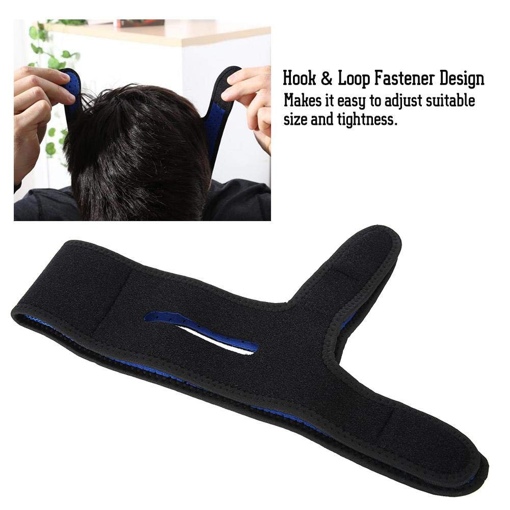 Chin mask, Anti Snoring Chin Strap, Unisex Sleeping Stop Snoring Stop Snoring Headband Jaw Support Facial Lifting Strap Belt Comfortable Snore Reduction Relief Snore Stopper Sleep Aid, 26 x 1.6inch