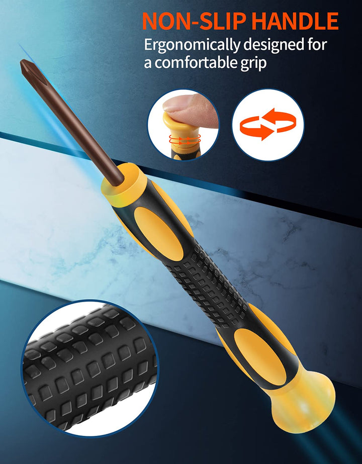 Cleaning Repair Tool Kit for PS4 PS5-12 in 1 TR8 TR9 T8 T9 Torx Security Screwdriver with PH00 PH0 PH1 Set, Thumb Cap, Tear Down Accessories for PlayStation 4 5 3 PS3 Console, Controller