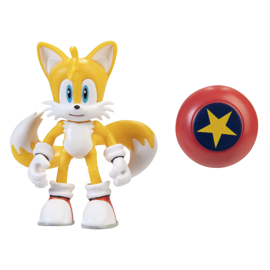 4-Inch Action Figure Modern Tails with Star Spring Collectible Toy