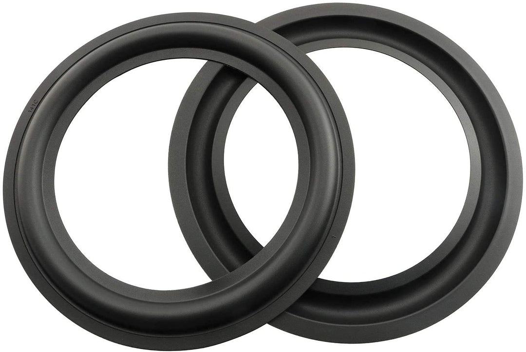 Rubber Ring 2PCS 6.5Inch Black Speaker Rubber Foam Edge Surround Rings Repair Kit for Speaker Repair or DIY
