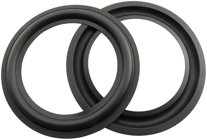 Rubber Ring 2PCS 6.5Inch Black Speaker Rubber Foam Edge Surround Rings Repair Kit for Speaker Repair or DIY