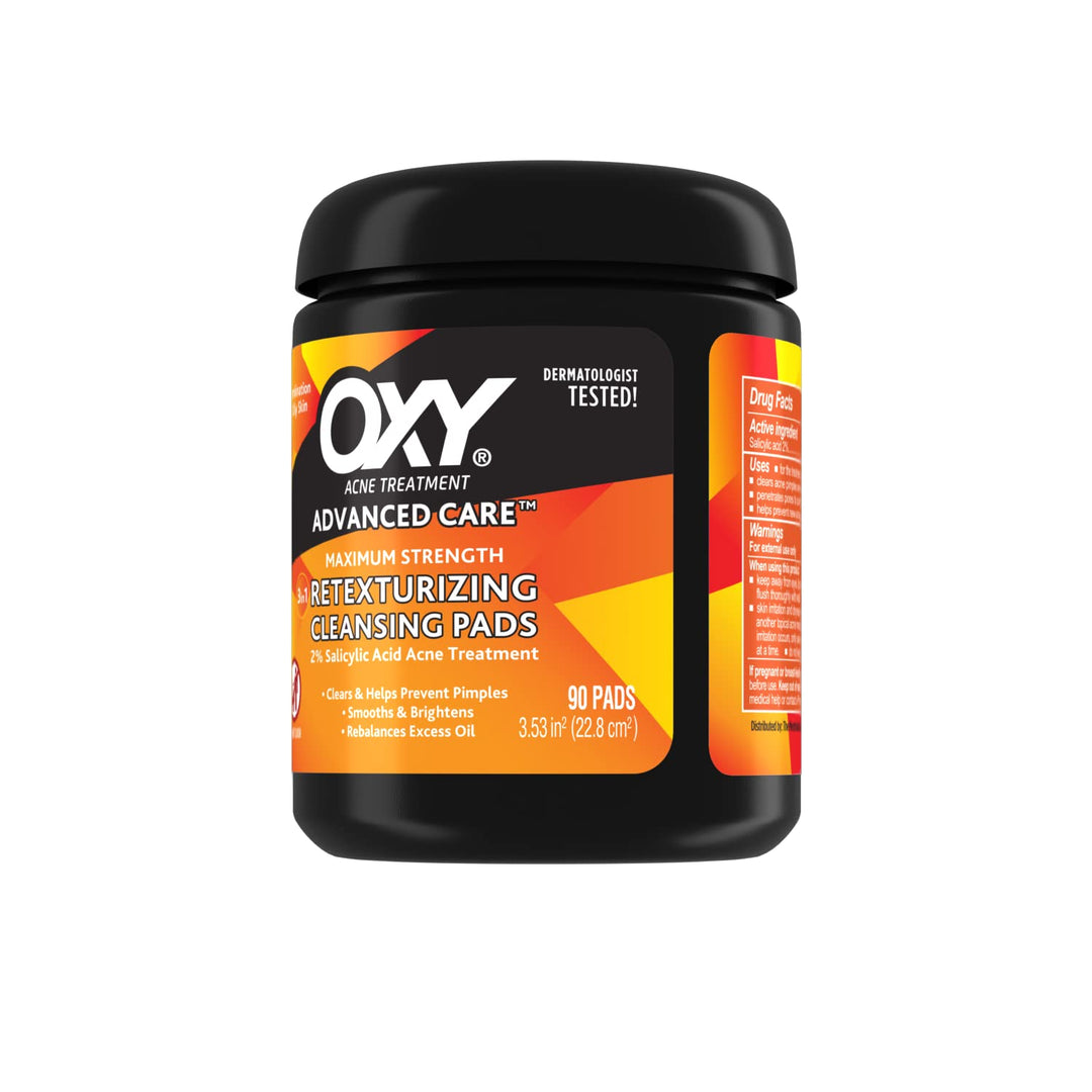 OXY Maximum Action 3-In-1 Treatment Pads 90 ea (Pack of 3)