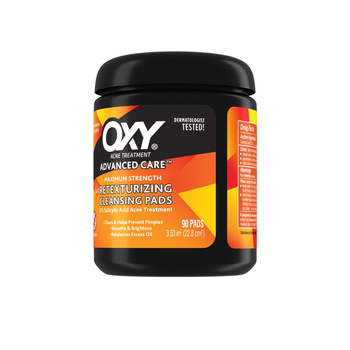 OXY Maximum Action 3-In-1 Treatment Pads 90 ea (Pack of 3)