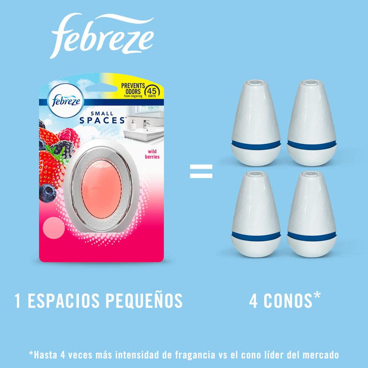 Small Spaces Air Freshener, Wild Berries, Odor Fighter for Strong Odors (1 Count)