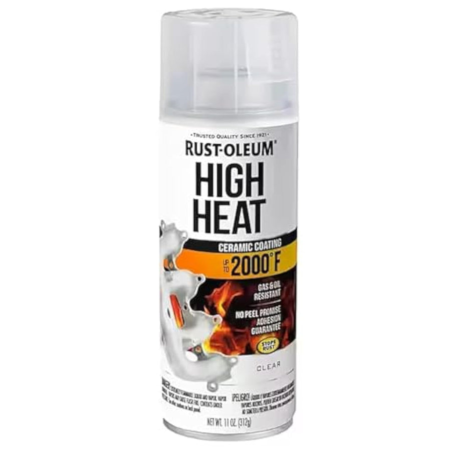 260771 Automotive High Heat Spray Paint, 11 oz, Clear