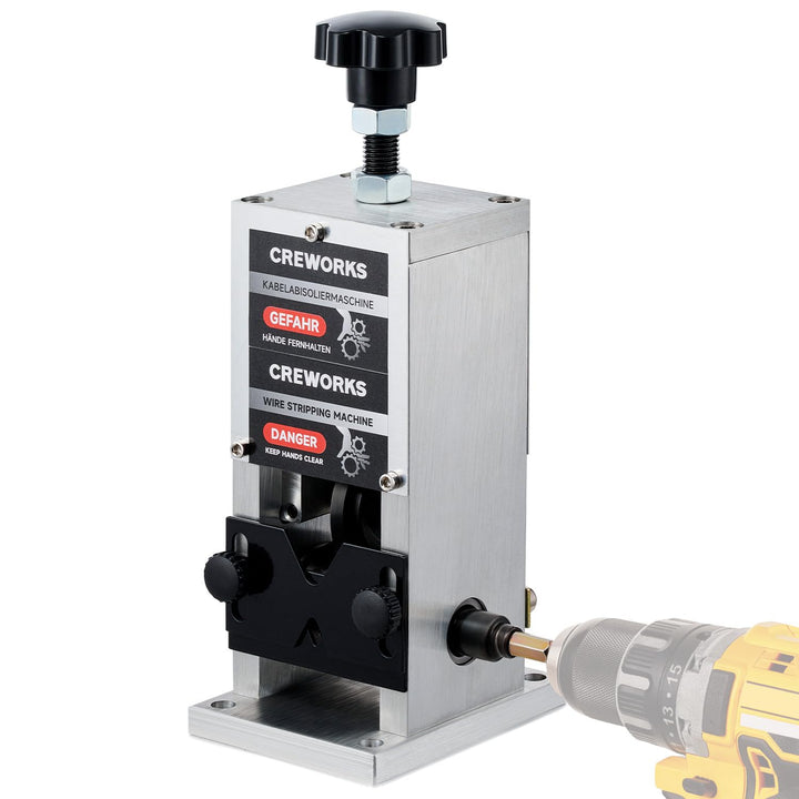 Manual Wire Stripper Machine, 0.06-1 Wire Stripping Machine, Wire Stripping Tool for 1.5-25 mm Scrap Wire, 5 Channel Cable Stripper for Power Drill, Copper Wire Stripper for Leftover Cable